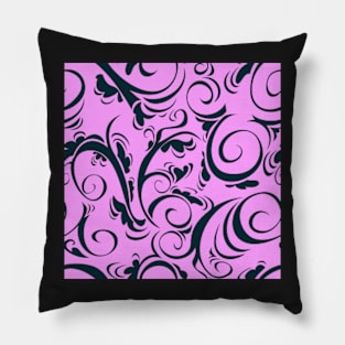 Pink Classical Fashion Print Pattern Pillow