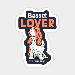 Basset Hound Lover In Germany Magnet