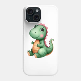 Cute Crocodile Watercolor paint Phone Case