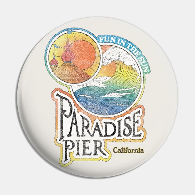 Paradise Pier Vintage Beach Pin by Heyday Threads