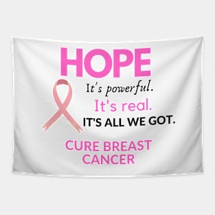 cure breast cancer design Tapestry