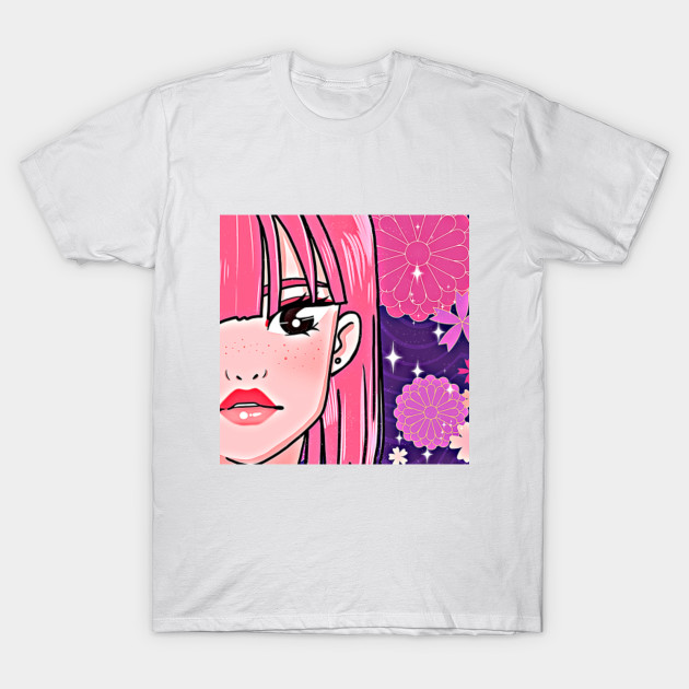Anime Girl Japanese Art Kawaii Manga Girl Anime T Shirt