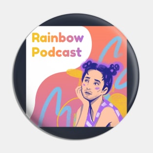 Rainbow Podcast Pin