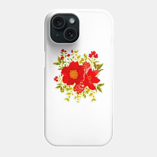 Red flowers for you Phone Case