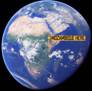 Mozambique Here! Magnet