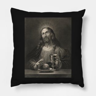 Jesus Christ, blessing the bread Pillow