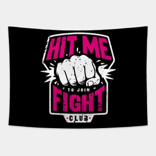 Fight Club Entrance (black) Tapestry
