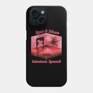 Igor & More Tarantula Liminal Spaces Red Phone Case