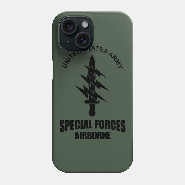 US Special Forces Airborne Phone Case by Firemission45