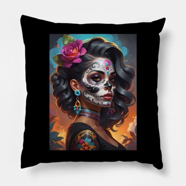 Spooky Sophistication Pillow by Absinthe Society 