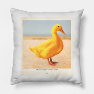 Duck à l'orange Pillow