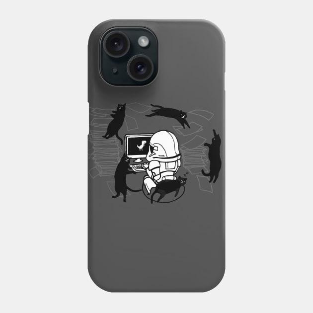 Play with MEow Phone Case by Chewbarber