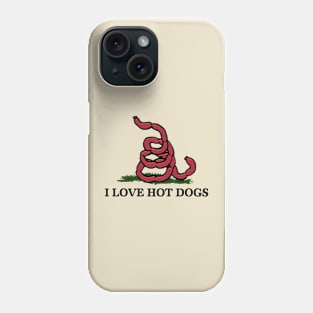 I Love Hot Dogs Phone Case
