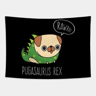 Pug Halloween Shirt Pugasaurus Rex Pug Dog Costume Tapestry