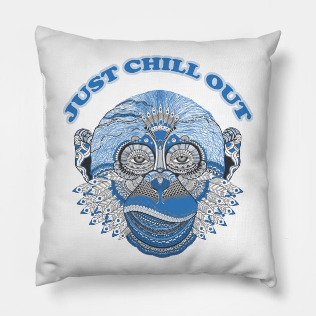 Just Chill out Pillow by YasStore