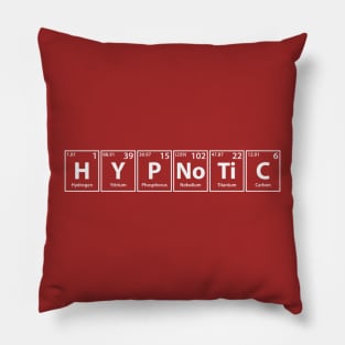 Hypnotic (H-Y-P-No-Ti-C) Periodic Elements Spelling Pillow