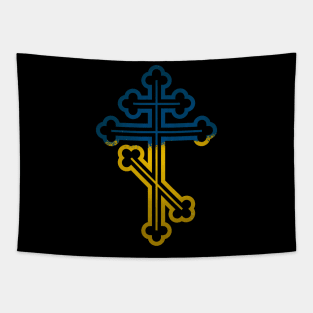 Ukrainian Orthodox Cross Tapestry