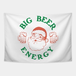 Big Nick Energy Beer Saint Nicholas Santa Claus Retro Vintage artwork Tapestry