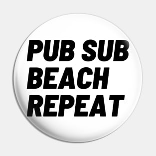 Pub sub, beach, repeat Pin