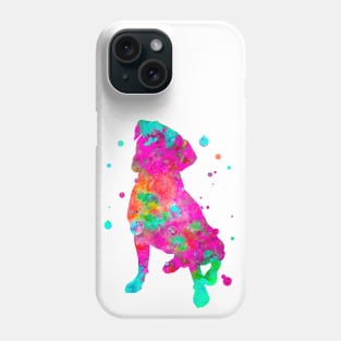 Boxer Dog Watercolor Painting 2 Phone Case