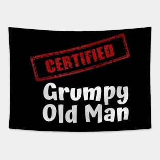 Certified grumpy old man Tapestry