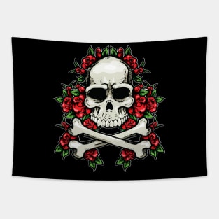 Skull N Roses Tapestry