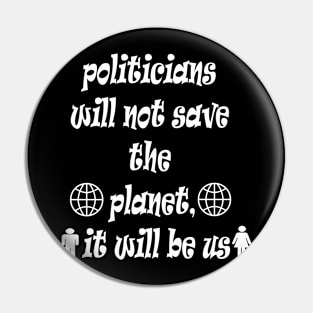 save the planet Pin