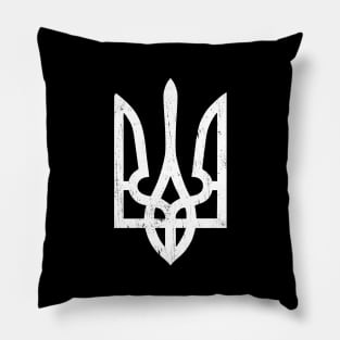 Ukraine Trident Emblem Pillow