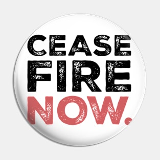 Ceasefire Now 2 Pin