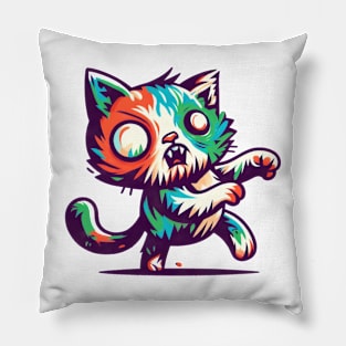 Zombie cat Pillow