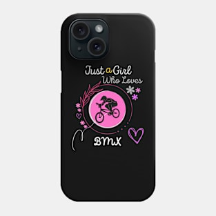 Just A Girl who loves BMX Phone Case