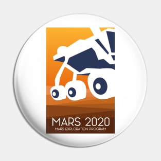 Mars 2020 space art Pin