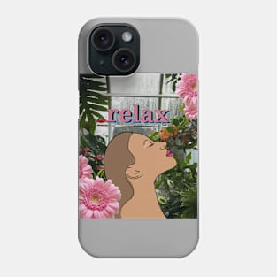 Relax in a Tropical Green House with Me Phone Case