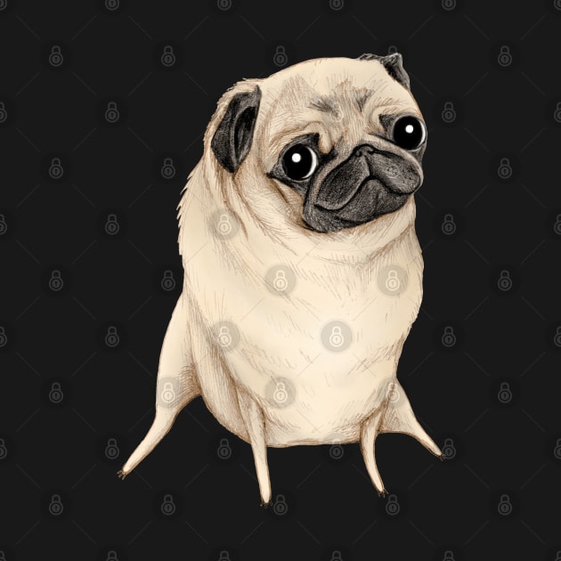 Sweet Fawn Pug by Sophie Corrigan