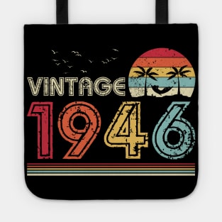 Vintage 1946 Limited Edition 75th Birthday Gift 75 Years Old Tote