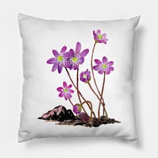 January 5th birthday flower Pillow