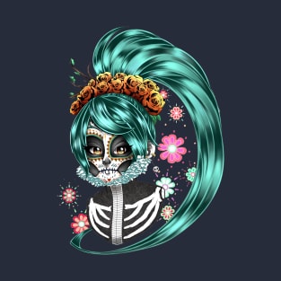 Los Muertos Turquoise T-Shirt