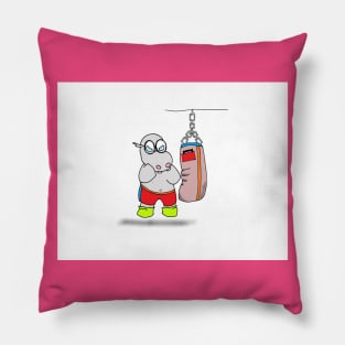 Boxing hippo Pillow