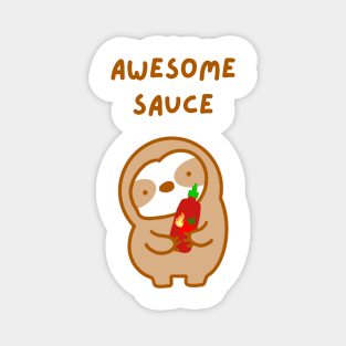 Awesome Sauce Sloth Magnet