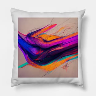 Minimal Abstract Lines #2 Pillow