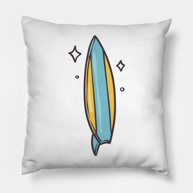 surfboard Pillow by salimax