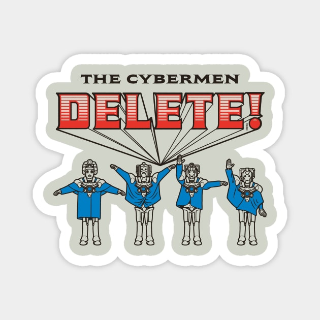 Cyber Beatles Magnet by raffaus