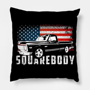 Chevrolet C10 K5 SquareBody 73-87 Chevy Truck Classic American C-10 Square Body Pickup Truck Pillow