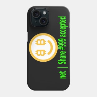 NiceHash Share accepted with Logo Phone Case