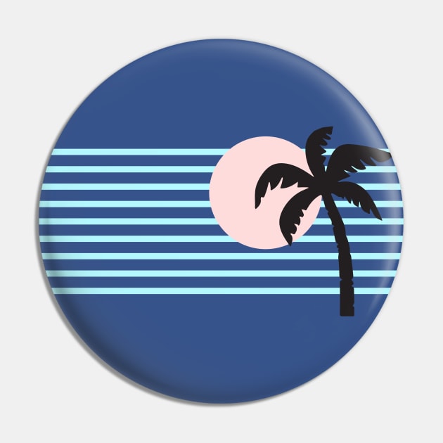 Perfect Beach Tea Pin by astronaut