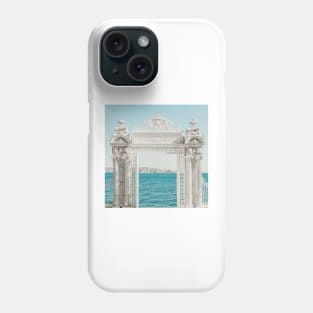 Dolmabahçe Palace on the ocean Phone Case