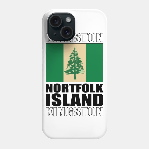 Flag of Norfolk Island Phone Case by KewaleeTee