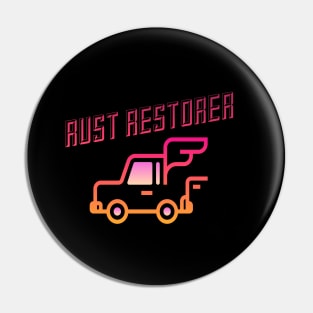 Rust Car Restorer, Car restorer Vintage Rust Car, Rust car for men, Car Lover Gift Pin