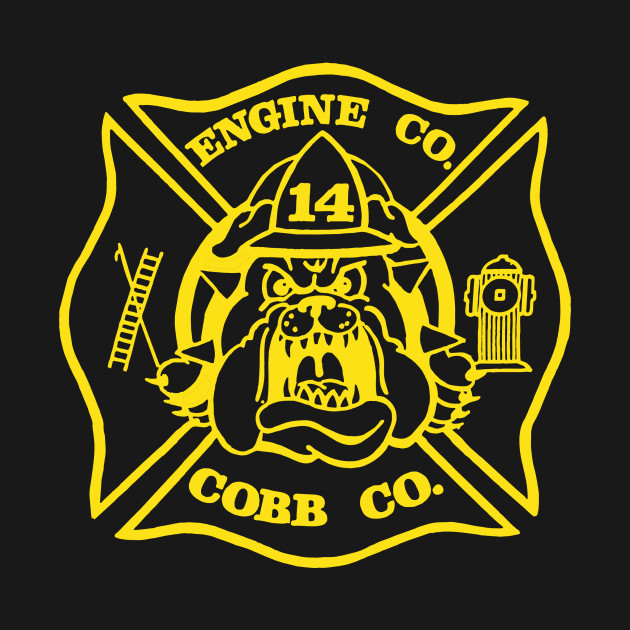 Disover Cobb County Fire Engine 14 - Firefighter - T-Shirt