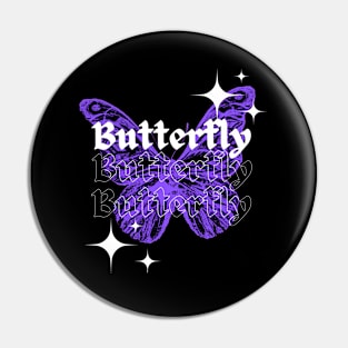 Purple Butterfly Pin